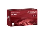 Γάντια latex soft NUDE χωρίς πούδρα - λευκά (100τμχ)